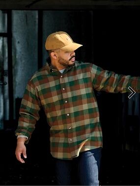 RedHead Plaid Men’s Flannel, Size L